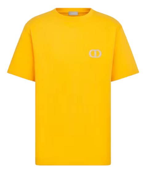 dior shirt yellow